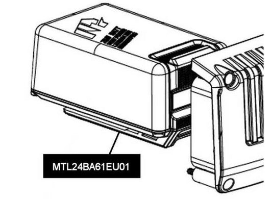 Mammotion Luba Mini 1500 6,1 Ah akku