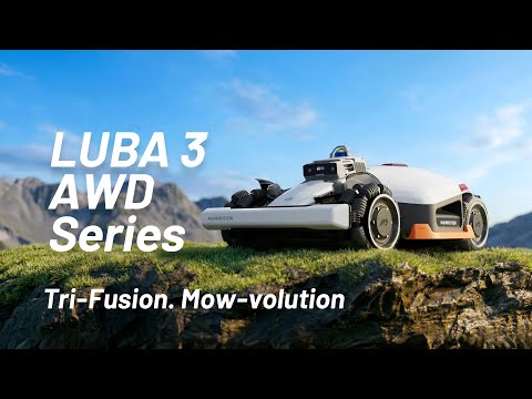 Mammotion Luba 3 3000X AWD LiDAR & RTK robottiruohonleikkuri
